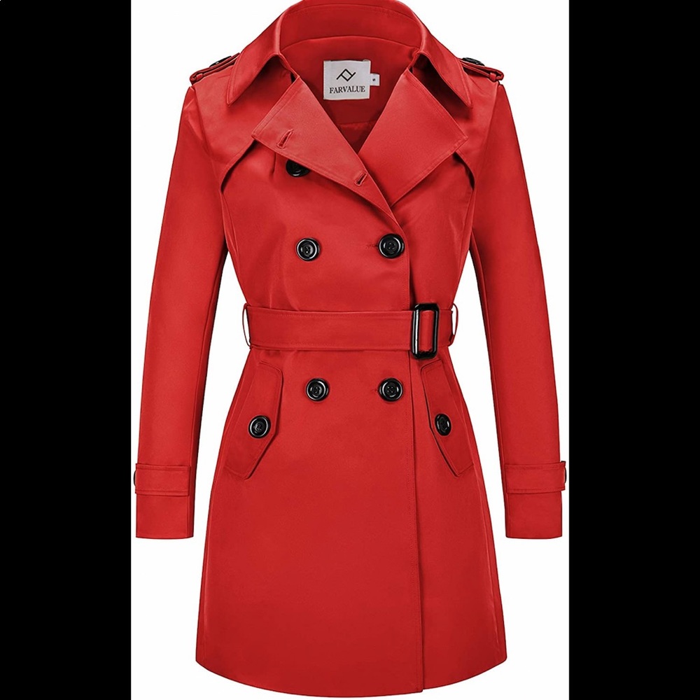 Red Trench Coat